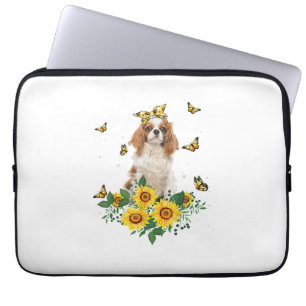 Girls Women Mama Cavalier King Charles Spaniel Dog Laptopschutzhülle
