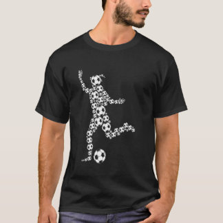 Girls Women Soccer Player Coach Sport Grafik T-Shirt