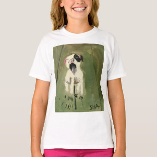 Girls’ Yawning Puppy Long Sleeve T - Shirt