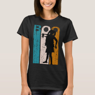 Girls Zombie Halloween Monster Grave Cemetary Tric T-Shirt