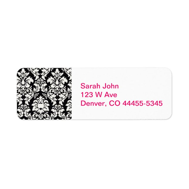 Girly Address Labels (Vorne)