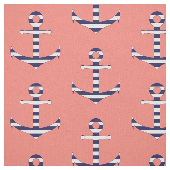 Girly Ankermuster Stoff (Muster)