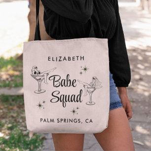 Girly Babe Squad Pink Junggeselinnen-Abschied Tasche