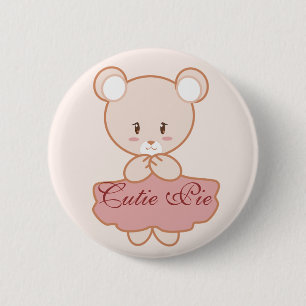Girly Bär Button