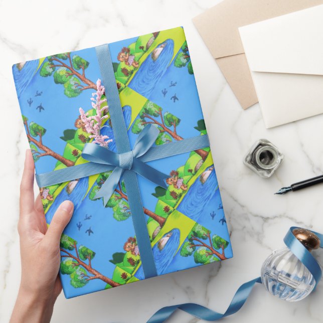 Girly Bear Geschenkpapier (Schenken)