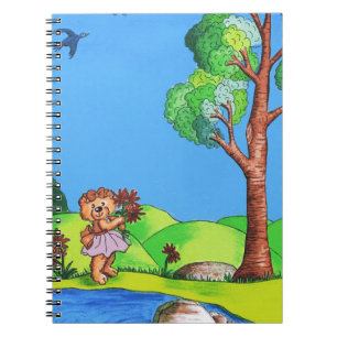 Girly Bear Notizblock