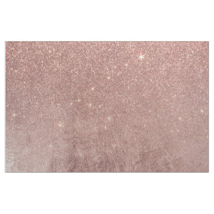 Girly bezaubernde rosa Rosen-Goldfolie und Stoff