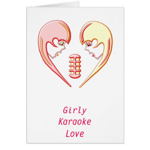 Girly BFF Karaoke Love Heart