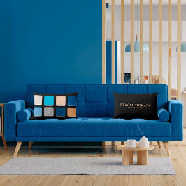 Girly Blue Beachy Makeup Pallete Cushion Lendenkissen