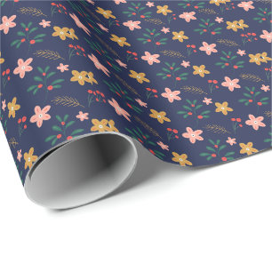 Girly Blume Art New Design Blumenästhesie Geschenkpapier