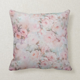 Girly Blumen Töne erröten rosa boho Land Kissen
