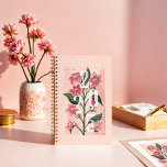 Girly Bright Pink Garden Florals 2025 Planer<br><div class="desc">Bleibe im Stil mit unserem 2025 Planner, mit einem handgemalten Blumenmuster und Blätter, die mit lebendiger Gouache-Farbe gefertigt wurden. Gouache, bekannt für seine reiche Pigmentierung und samtmatte Oberfläche, wurde sorgfältig ausgewählt, um unsere Blumenkunst zum Leben zu erwecken und sicherzustellen, dass jedes Detail fett und schön strukturiert ist. Das Jahr "2025"...</div>