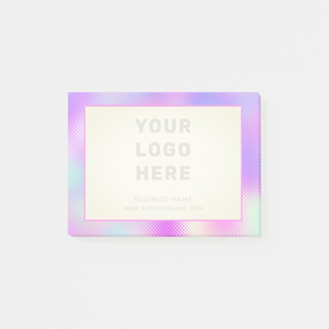 Girly Business-Logo hier Post-it Klebezettel (Vorderseite)