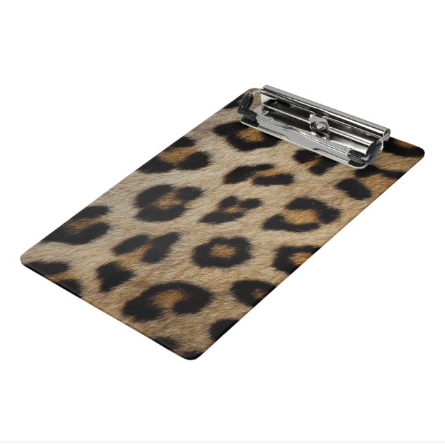 Girly chic Leopard Pelztiermuster Trend Mini Klemmbrett (Gewinkelt3)