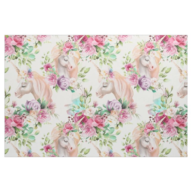Girly Chic Modern Watercolor Stoff (Fat Quarter (45,7 x 55,9 cm))