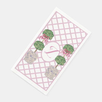Girly Chinoiserie Ginger Jar Jars Topiary Serviette