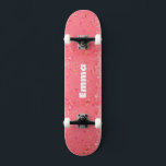 Girly Colorful Sparkle Glitzer mit Name für Teens Skateboard<br><div class="desc">Farbenfroher Sparkle-Glitzer mit Name für Teens-Skateboard ideal für jeden Anlass,  Feiern oder Geburtstag,  und großes Geschenk für Teenager!</div>