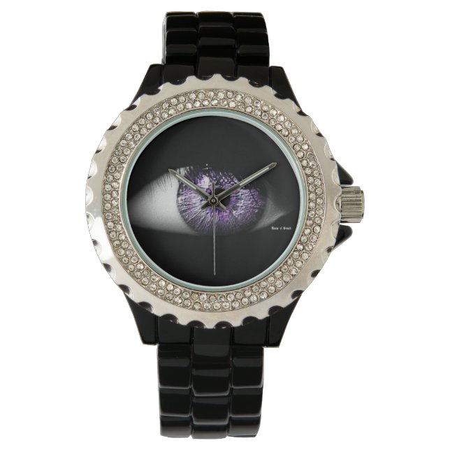 Girly Cool Funny Unique Eyeball / House of Grosch Armbanduhr (Vorderseite)
