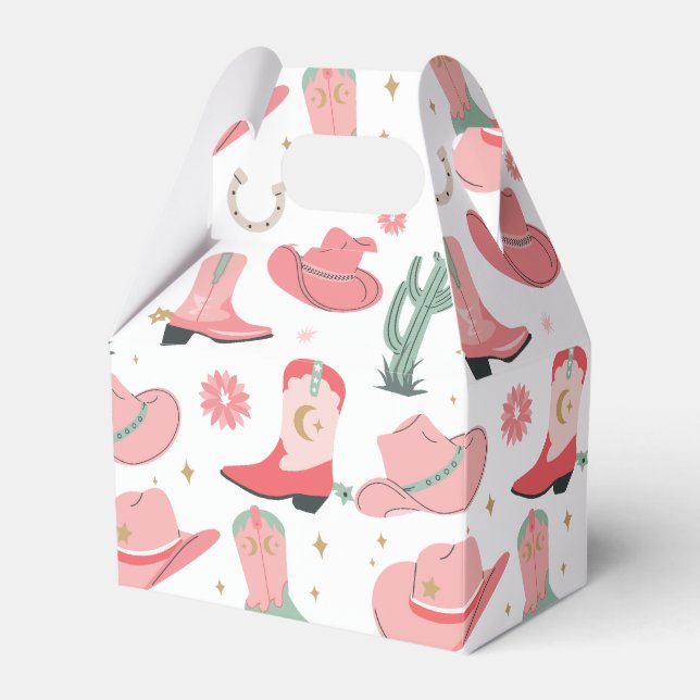 Girly Cowboy Geschenkschachtel (Vorderseite)