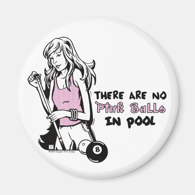 Girly Cue Magnet (Vorne)