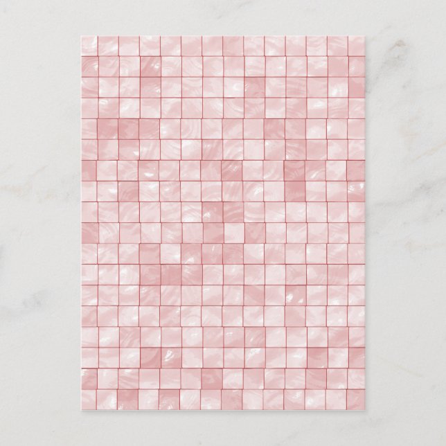 Girly Duo geometrische Zierkachel Postkarte (Vorderseite)