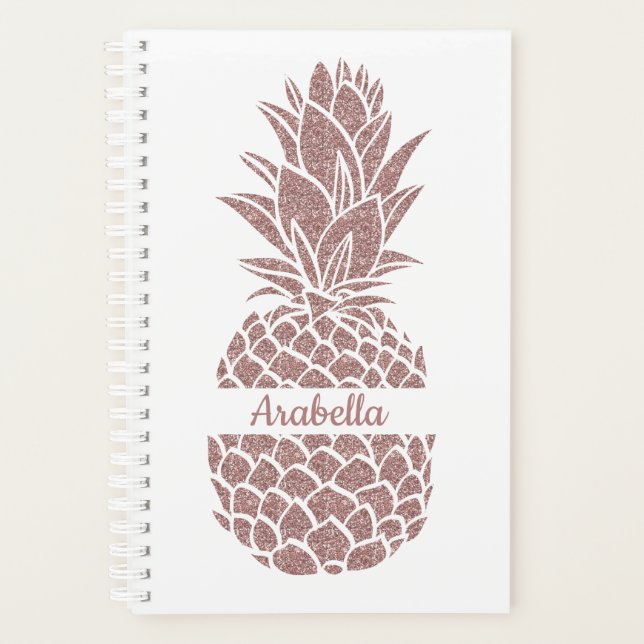 Girly Elegant Blush Parties scintillant rose Anana (Devant)