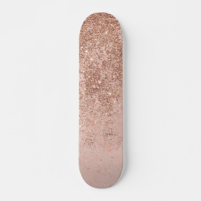 Girly erröten korallenroter skateboard (Vorne)