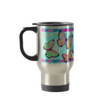 Girly Geschenk! Schmetterlings-Tasse, addieren