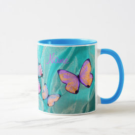 Girly Geschenk! Schmetterlings-Tasse, addieren Tasse