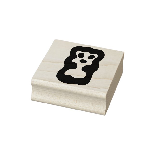 Girly Ghost Silhouette Briefmarke Gummistempel (Stempel)