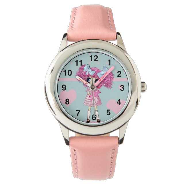 Girly Gifts Personalisiert Harajuku Girl Armbanduhr (Vorderseite)