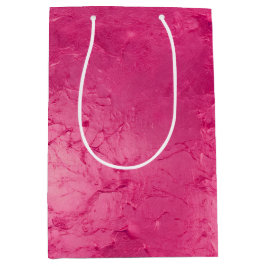 Girly Glam Chic Pink Paint Brautparty Mittlere Geschenktüte