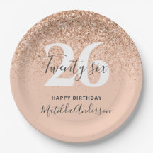 Girly Glitzer funkelt moderne Geburtstagsfeier