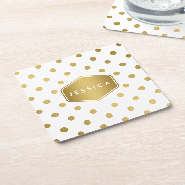 Girly Glitzer Rechteckiger Pappuntersetzer (angewinkelt)
