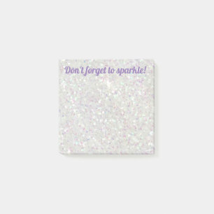Girly Glitzer Sparkle Post it Notes Post-it Klebezettel