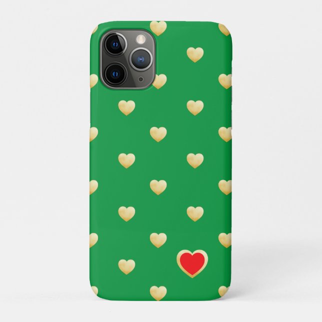 Girly Gothic Gold hört auf solider Farbe Case-Mate iPhone Hülle (Rückseite)