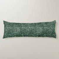 Girly Green Glam Leopard Print