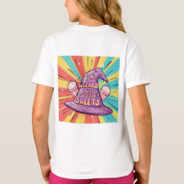Girly Halloween - Zauberkunst Weg zu den Süßigkeit T-Shirt