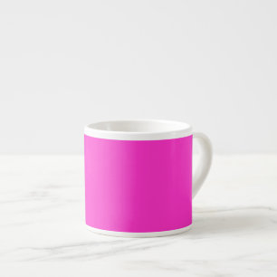 Girly Hot Pink Farbe Hintergrund Anpassen Sie es! Espressotasse