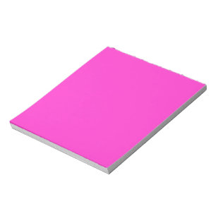 Girly Hot Pink Notizblock