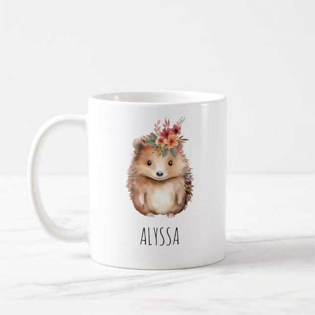 Girly Igel Kaffeetasse (Links)