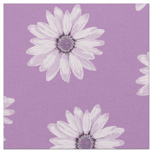 Girly lila Blumen-Muster mit Blumen