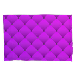 Girly Lila Imitate Quilted Square Muster Kissenbezug