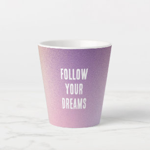 Girly Lila Pink Milchtasse