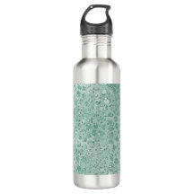 Girly Mint Glitzer Glitz Leopard