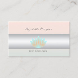 Girly Modern Beruflich Charming, Lotus Visitenkarte