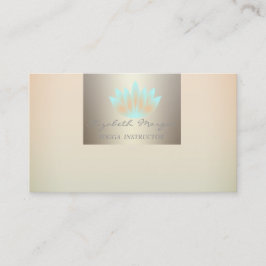 Girly Modern Beruflich Charming, Lotus Visitenkarte