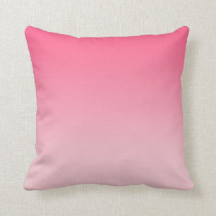 Girly Modern Pink Ombre Kissen