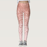 Girly Modern Rose Gold Pink Glitzer Confetti Leggings<br><div class="desc">Dieses gürtliche und glamouröse Muster ist perfekt für die stilvolle und trendige Mode. Dieses Muster zeigt ein Imitat gedruckte Rose Gold funkelnd Glitzer-Sequenzierung falle Konfetti-Verlauf auf einem einfachen rot rosa Hintergrund. Es ist schick, elegant und hübsch. Wählen Sie diesen Ausdruck, wenn Sie eine moderne und luxuriöse Ästhetik genießen. ***WICHTIGE HINWEIS...</div>