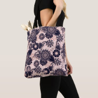 Girly Navy Rose Gold Glitter Floral Illustrations